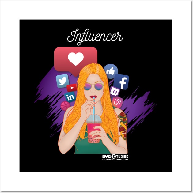 The Influencer - Blonde Variant Wall Art by KShinabery